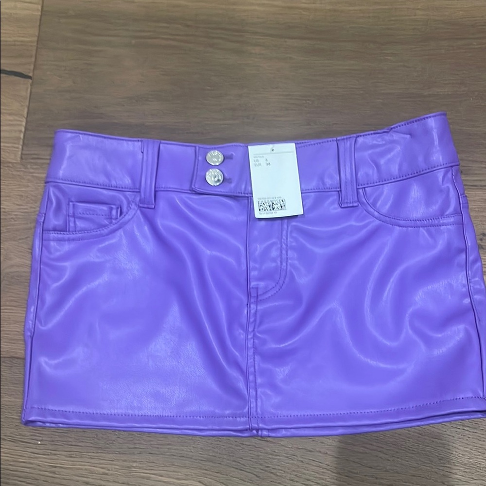 H&M Lavender Mini Skirt